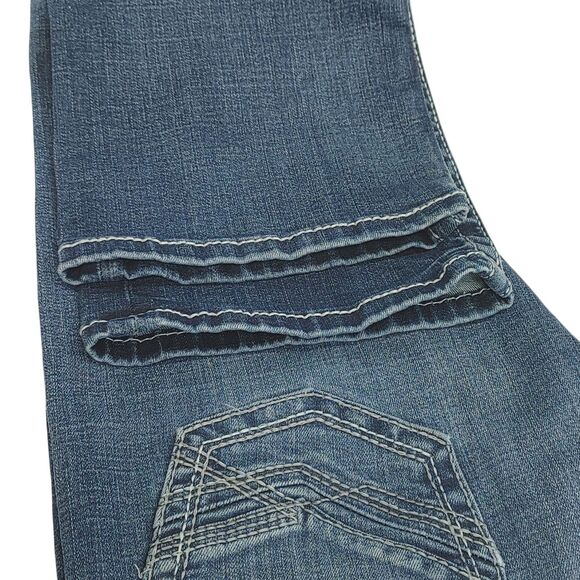 BKE Jeans Mens 26R Blue Aiden Bootleg Whisker Medium Wash Stretch Denim - Picture 13 of 16